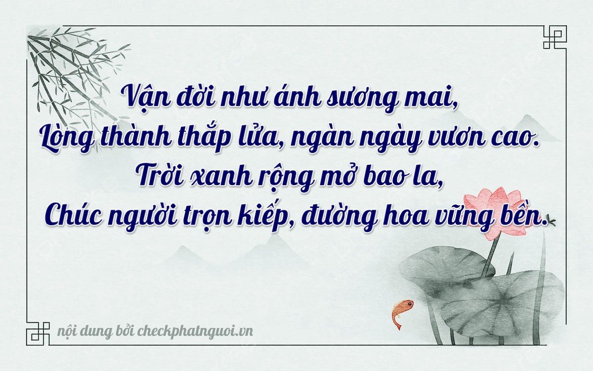 Bài thơ ý nghĩa cho <b>biển số 92K-78733</b> tại website checkphatnguoi.vn