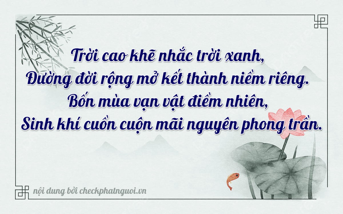 Bài thơ ý nghĩa cho <b>biển số 92L1-19233</b> tại website checkphatnguoi.vn
