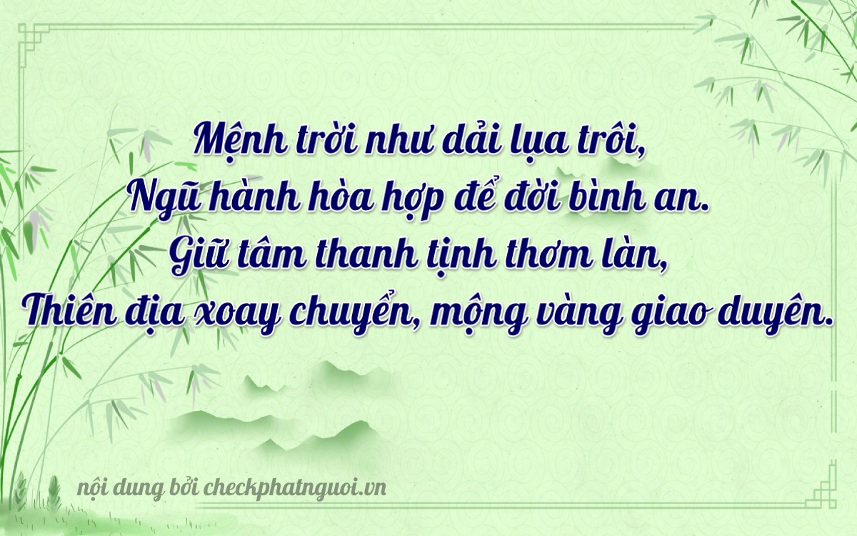 Bài thơ ý nghĩa cho <b>biển số 92LA-05921</b> tại website checkphatnguoi.vn