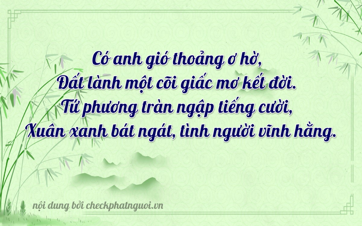 Bài thơ ý nghĩa cho <b>biển số 92N1-34083</b> tại website checkphatnguoi.vn