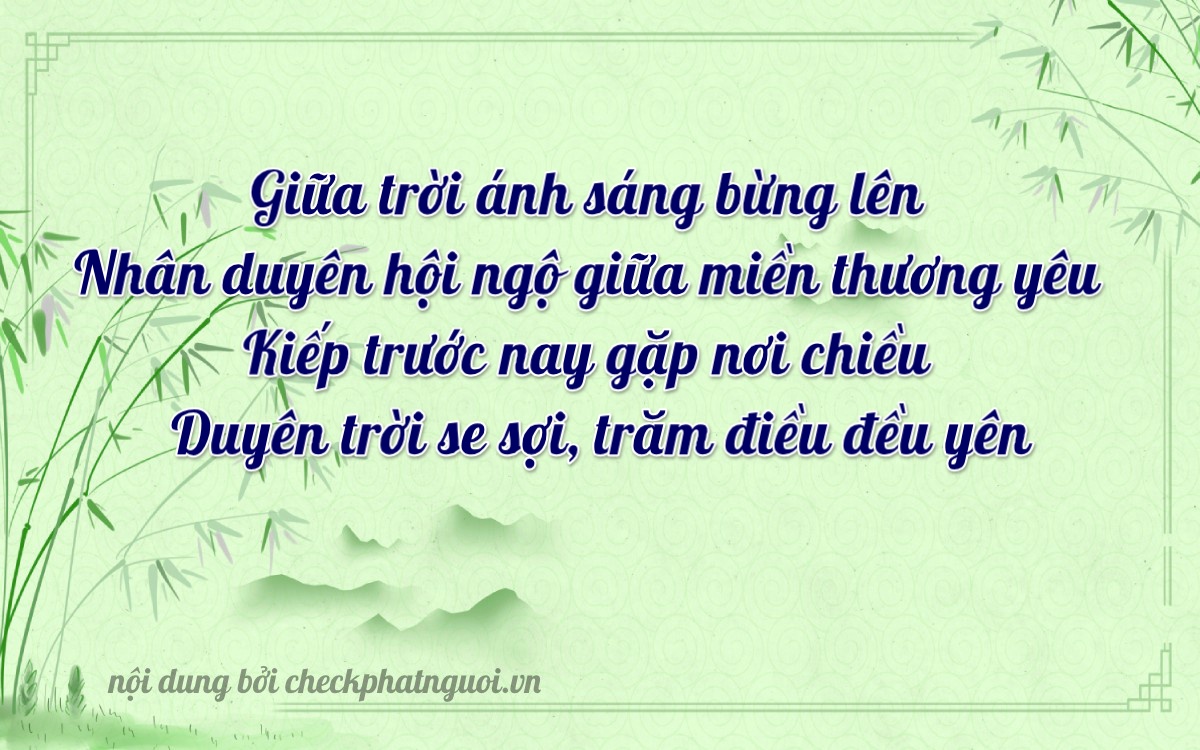 Bài thơ ý nghĩa cho <b>biển số 92N-35194</b> tại website checkphatnguoi.vn