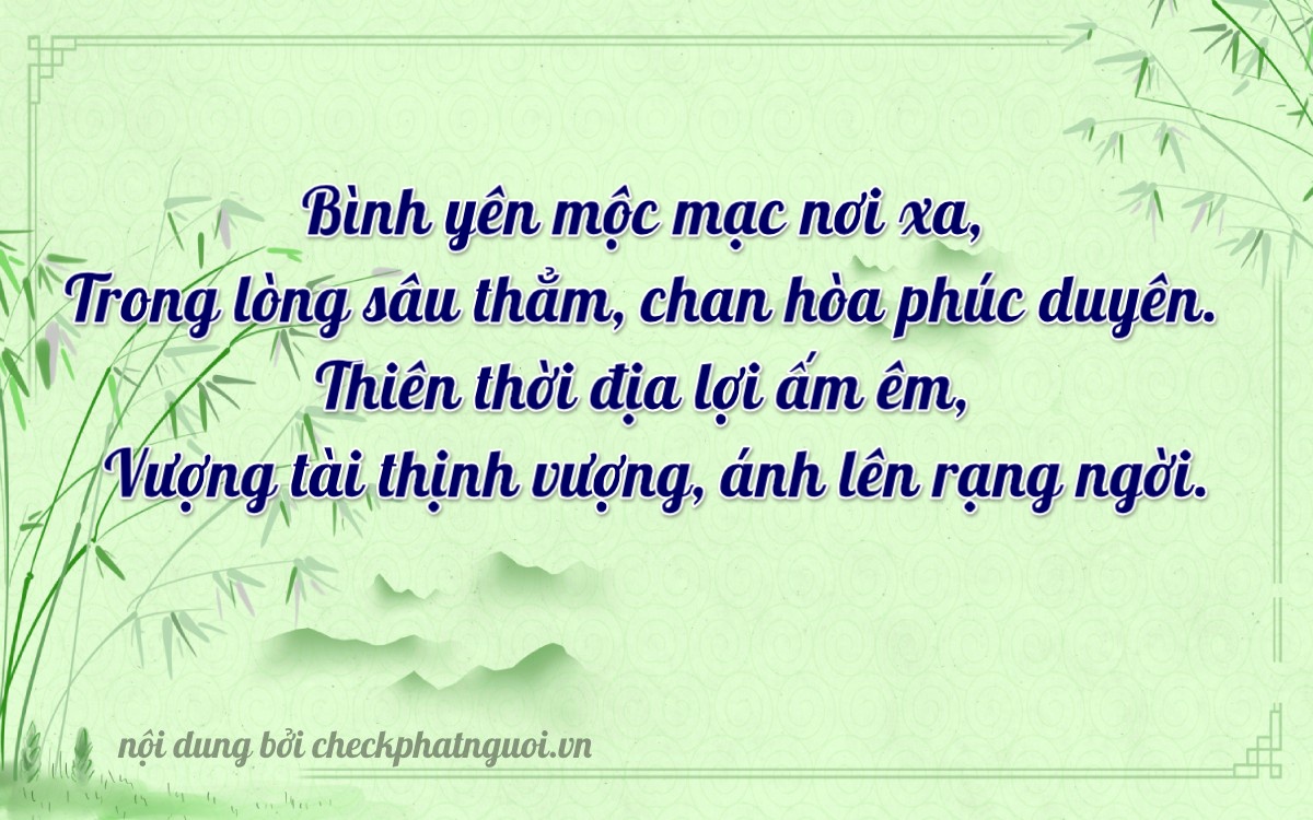 Bài thơ ý nghĩa cho <b>biển số 92P1-08003</b> tại website checkphatnguoi.vn