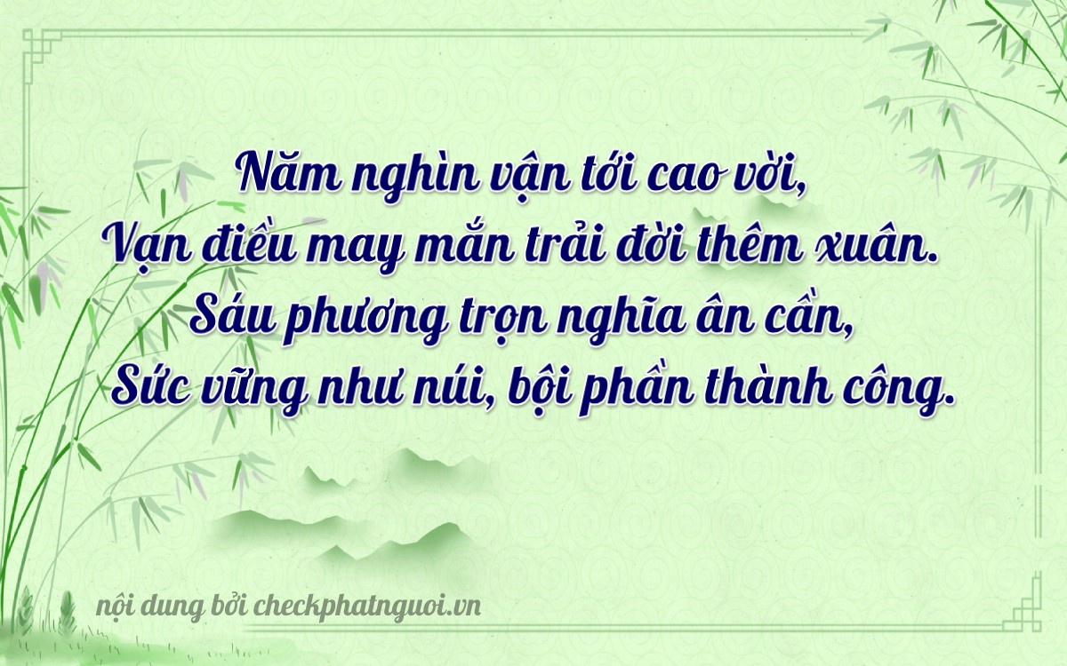 Bài thơ ý nghĩa cho <b>biển số 93A-05566</b> tại website checkphatnguoi.vn