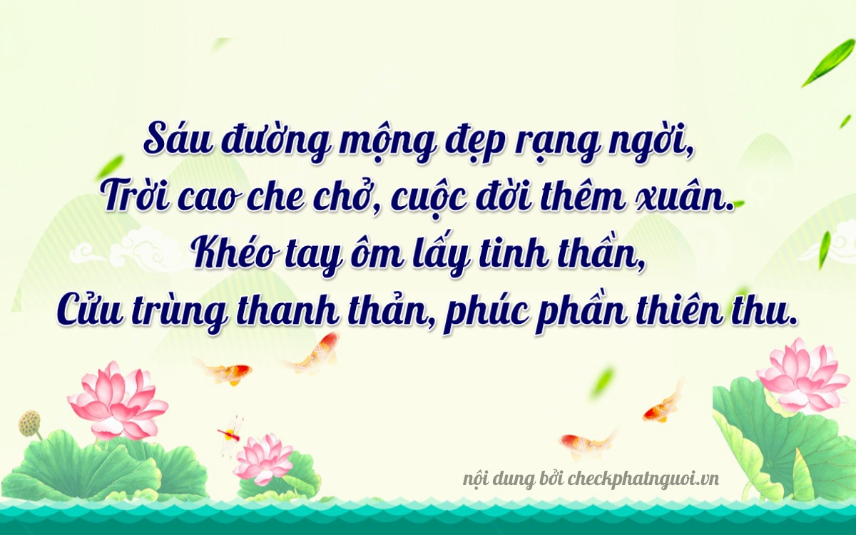 Bài thơ ý nghĩa cho <b>biển số 93A-06249</b> tại website checkphatnguoi.vn