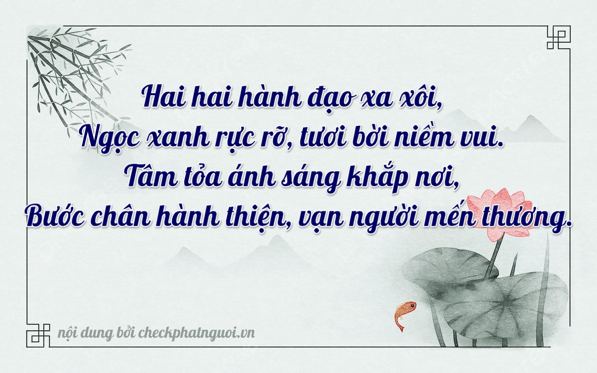 Bài thơ ý nghĩa cho <b>biển số 93A-22283</b> tại website checkphatnguoi.vn