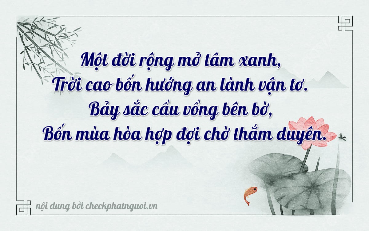 Bài thơ ý nghĩa cho <b>biển số 93A-31744</b> tại website checkphatnguoi.vn