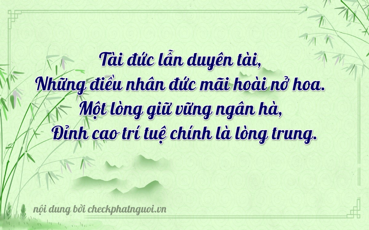 Bài thơ ý nghĩa cho <b>biển số 93A-33333</b> tại website checkphatnguoi.vn