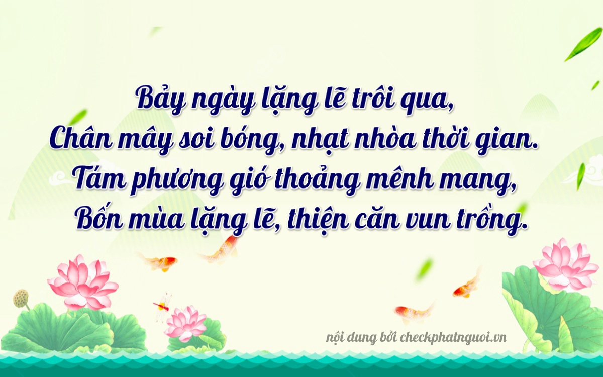 Bài thơ ý nghĩa cho <b>biển số 93BA-60740</b> tại website checkphatnguoi.vn