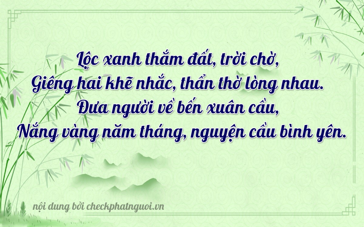 Bài thơ ý nghĩa cho <b>biển số 93C-16478</b> tại website checkphatnguoi.vn