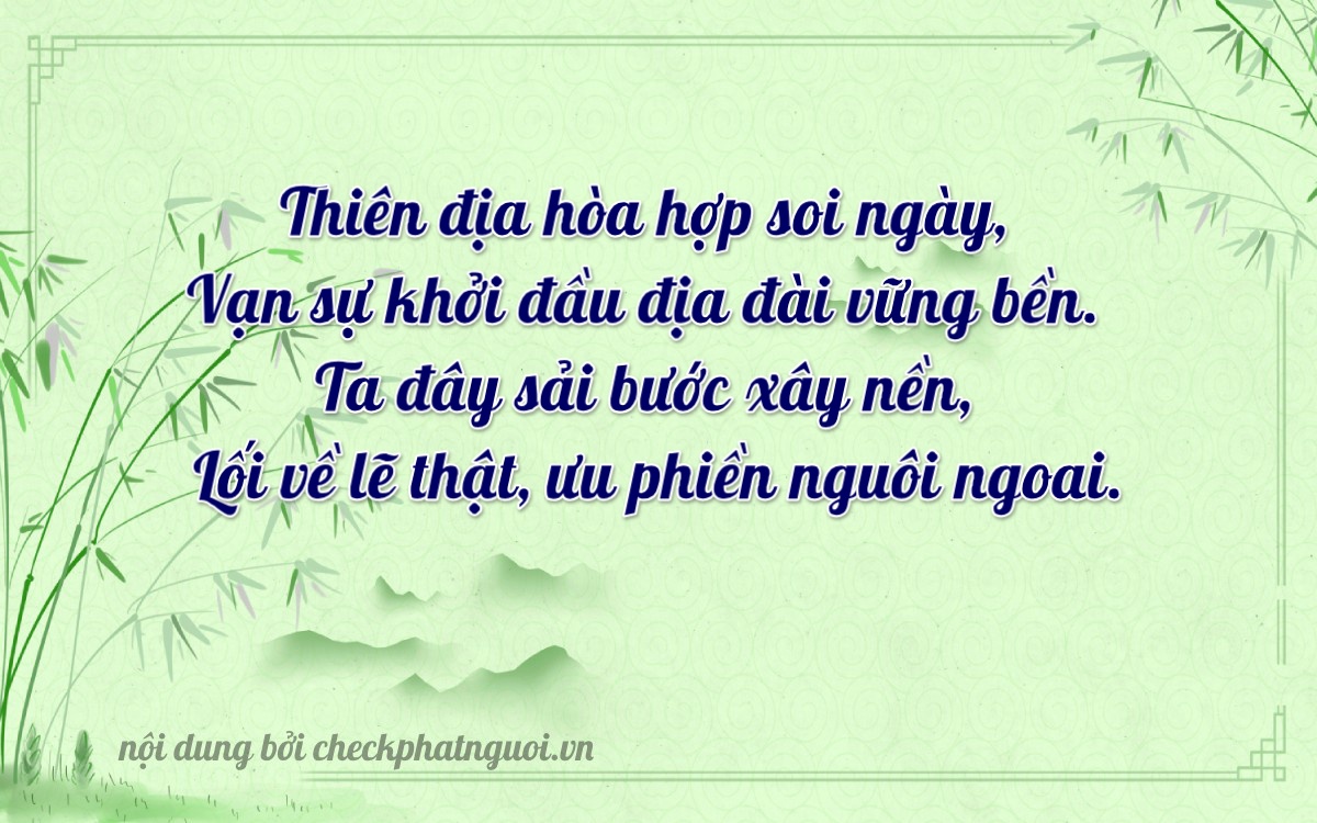 Bài thơ ý nghĩa cho <b>biển số 93D-00411</b> tại website checkphatnguoi.vn