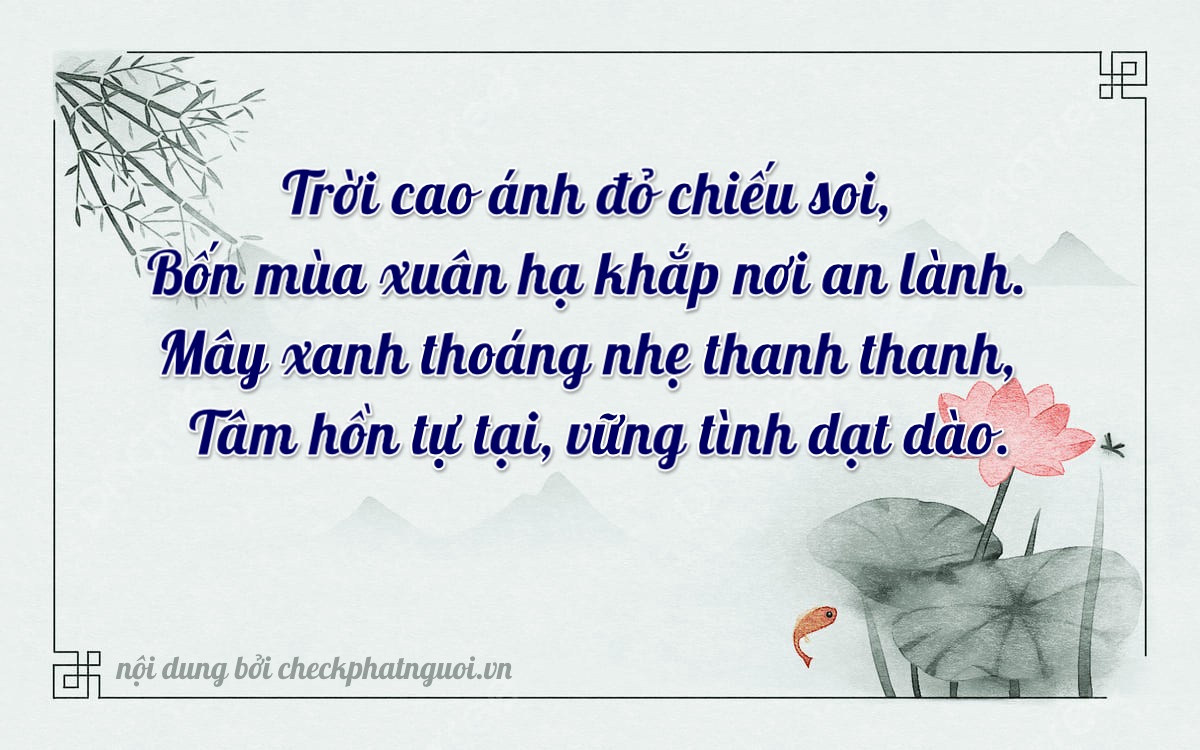Bài thơ ý nghĩa cho <b>biển số 93N1-08104</b> tại website checkphatnguoi.vn