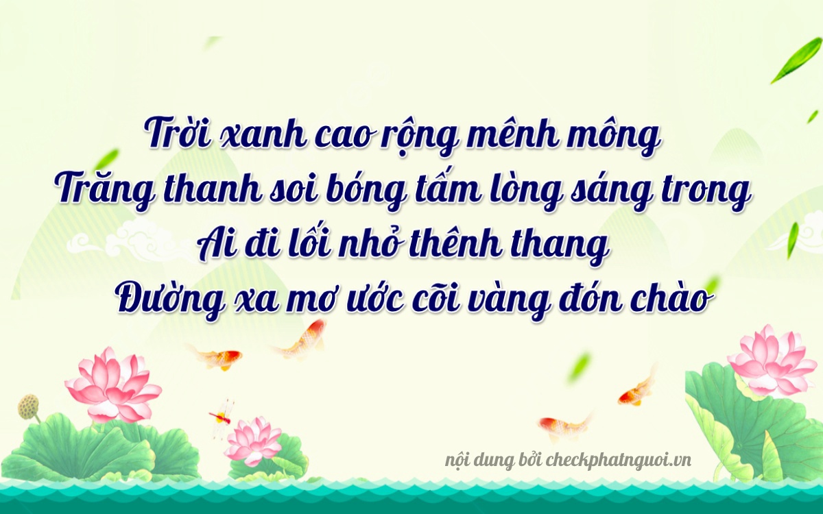 Bài thơ ý nghĩa cho <b>biển số 93P1-21362</b> tại website checkphatnguoi.vn