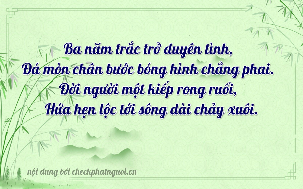 Bài thơ ý nghĩa cho <b>biển số 93P2-39331</b> tại website checkphatnguoi.vn