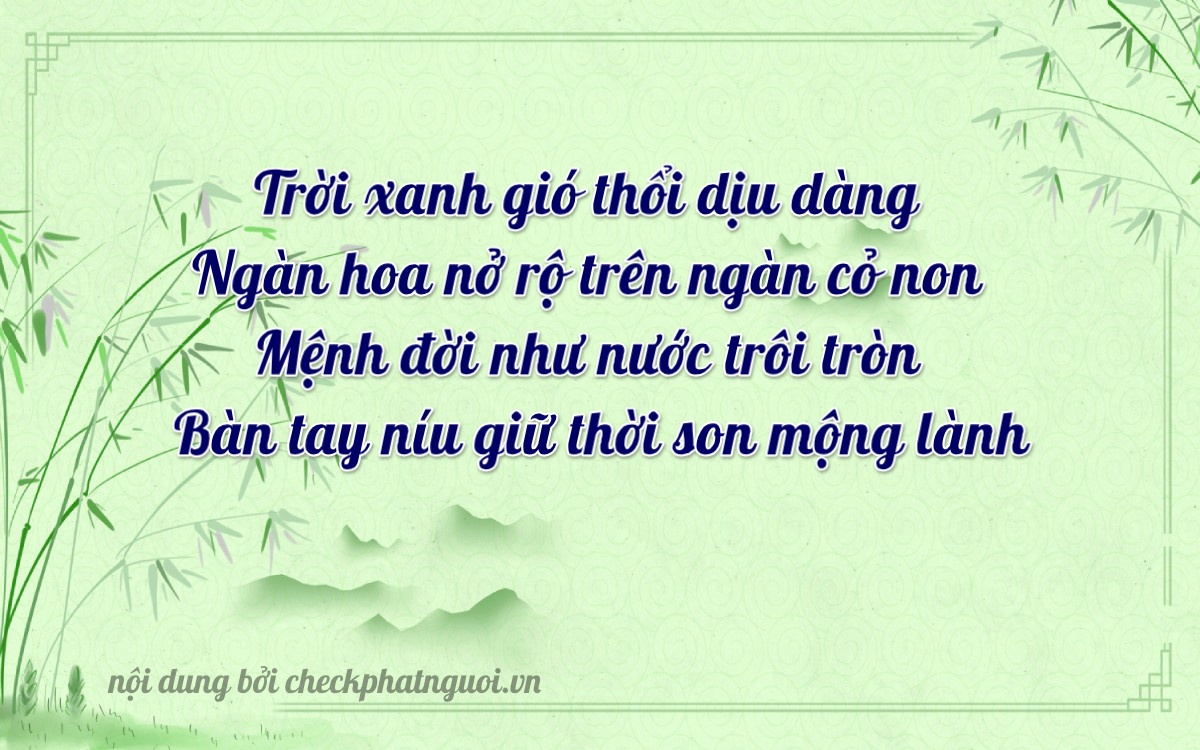 Bài thơ ý nghĩa cho <b>biển số 93P2-53312</b> tại website checkphatnguoi.vn