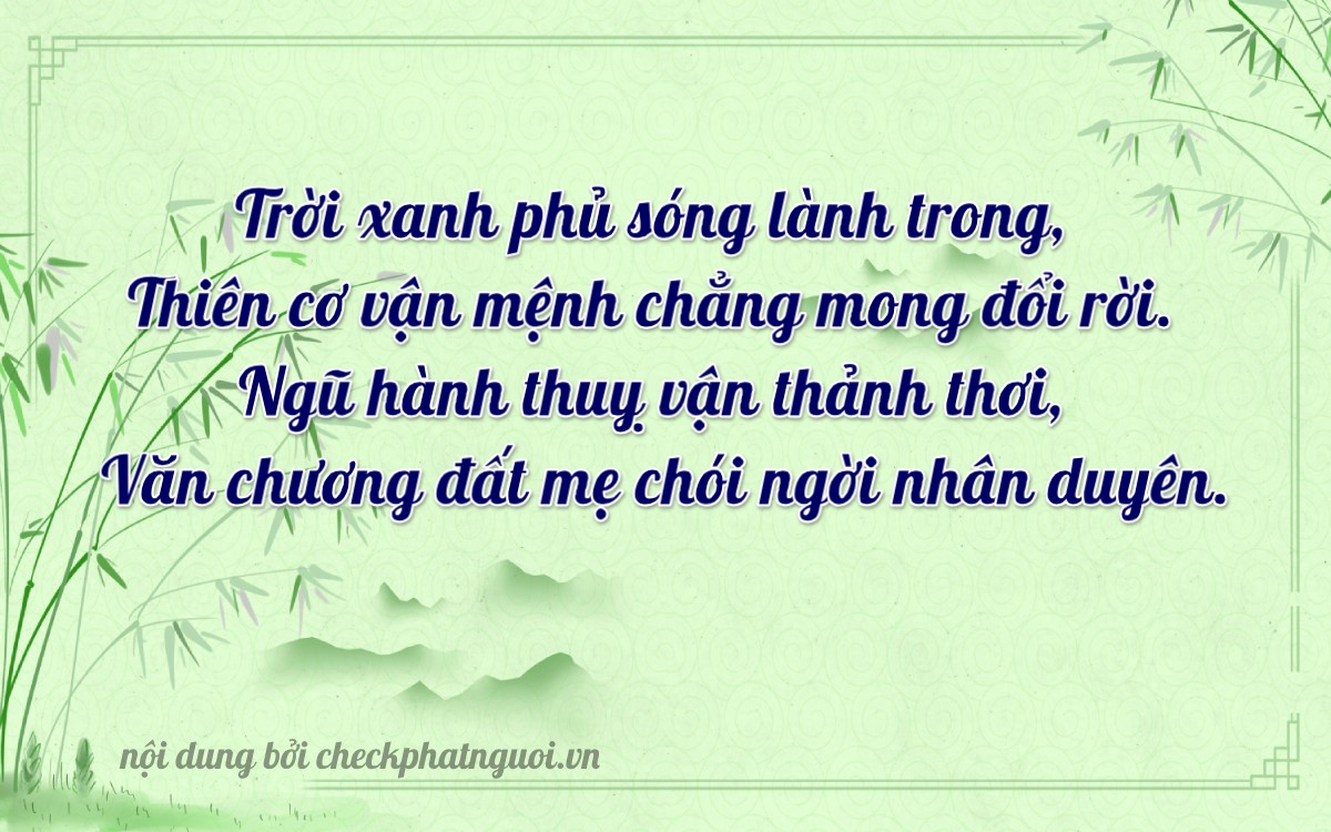 Bài thơ ý nghĩa cho <b>biển số 93P3-00921</b> tại website checkphatnguoi.vn