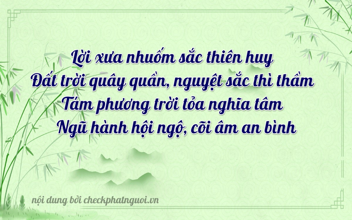 Bài thơ ý nghĩa cho <b>biển số 93PA-08389</b> tại website checkphatnguoi.vn