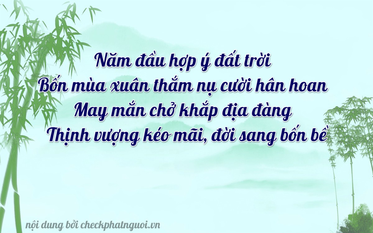 Bài thơ ý nghĩa cho <b>biển số 94B1-65304</b> tại website checkphatnguoi.vn