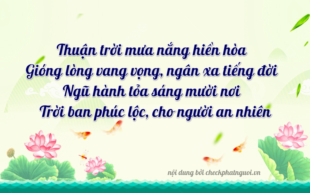 Bài thơ ý nghĩa cho <b>biển số 94D1-09176</b> tại website checkphatnguoi.vn
