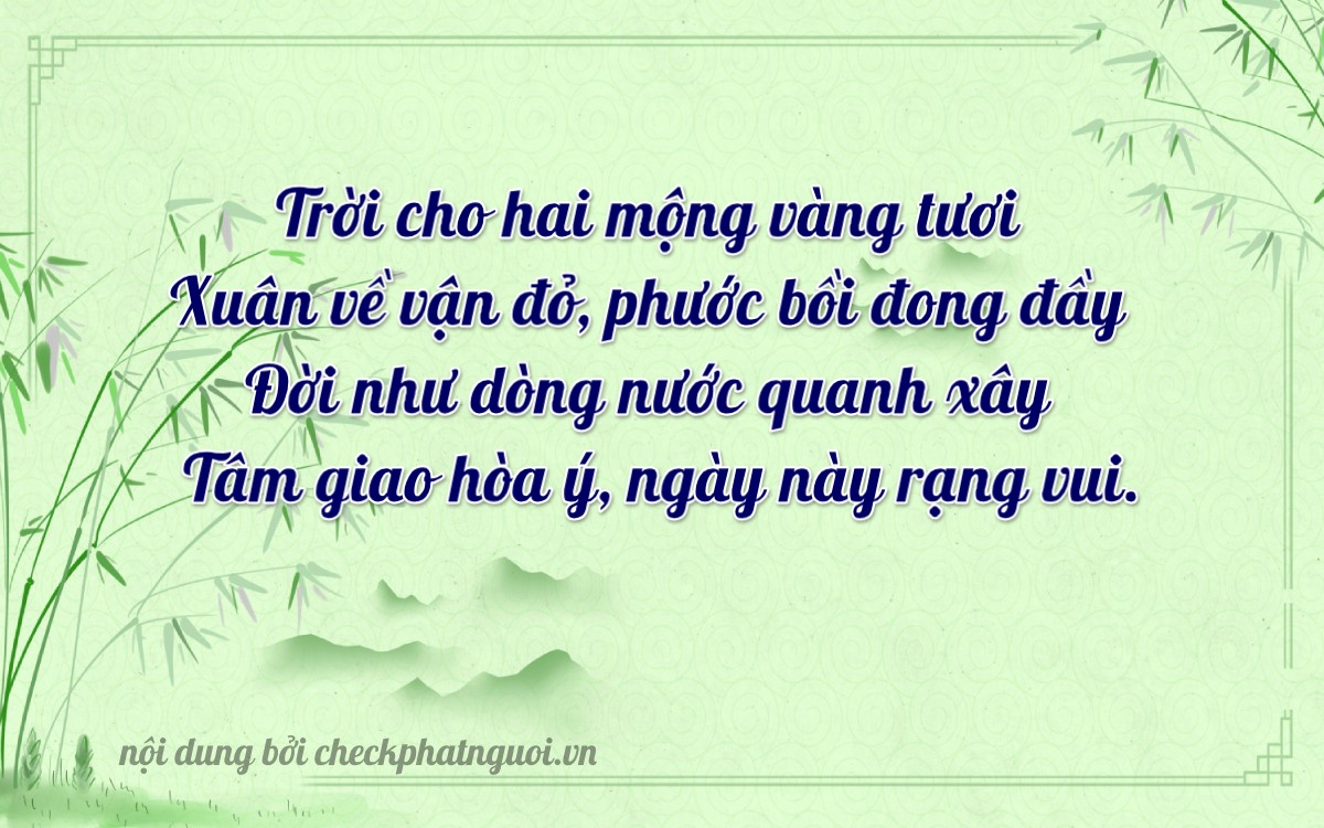 Bài thơ ý nghĩa cho <b>biển số 94F-10289</b> tại website checkphatnguoi.vn