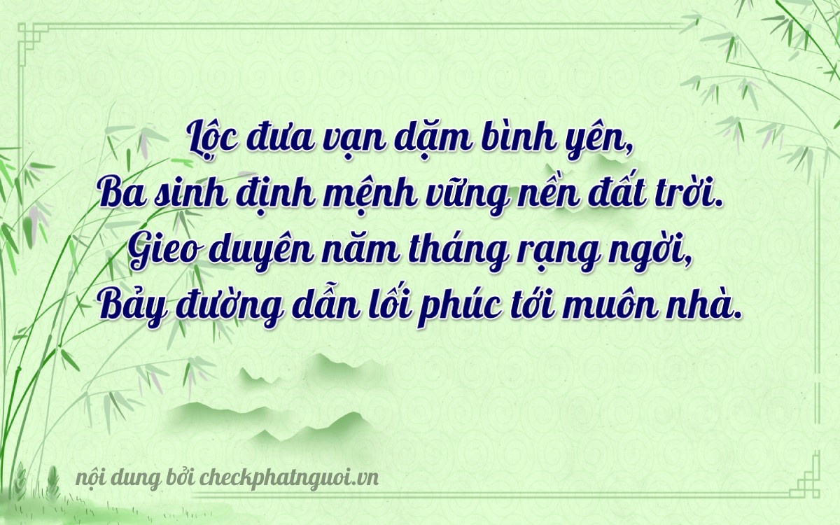Bài thơ ý nghĩa cho <b>biển số 94F1-31574</b> tại website checkphatnguoi.vn