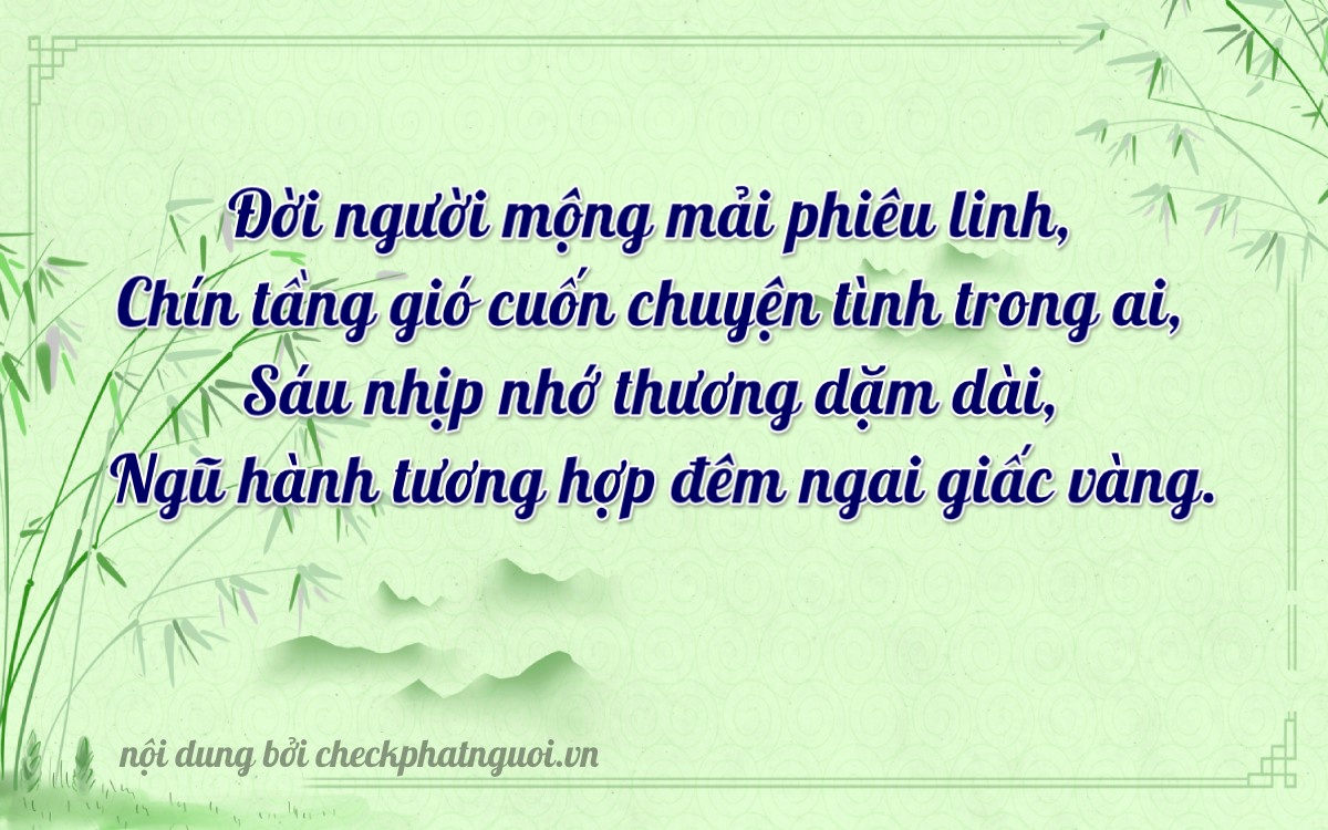 Bài thơ ý nghĩa cho <b>biển số 95A-09625</b> tại website checkphatnguoi.vn