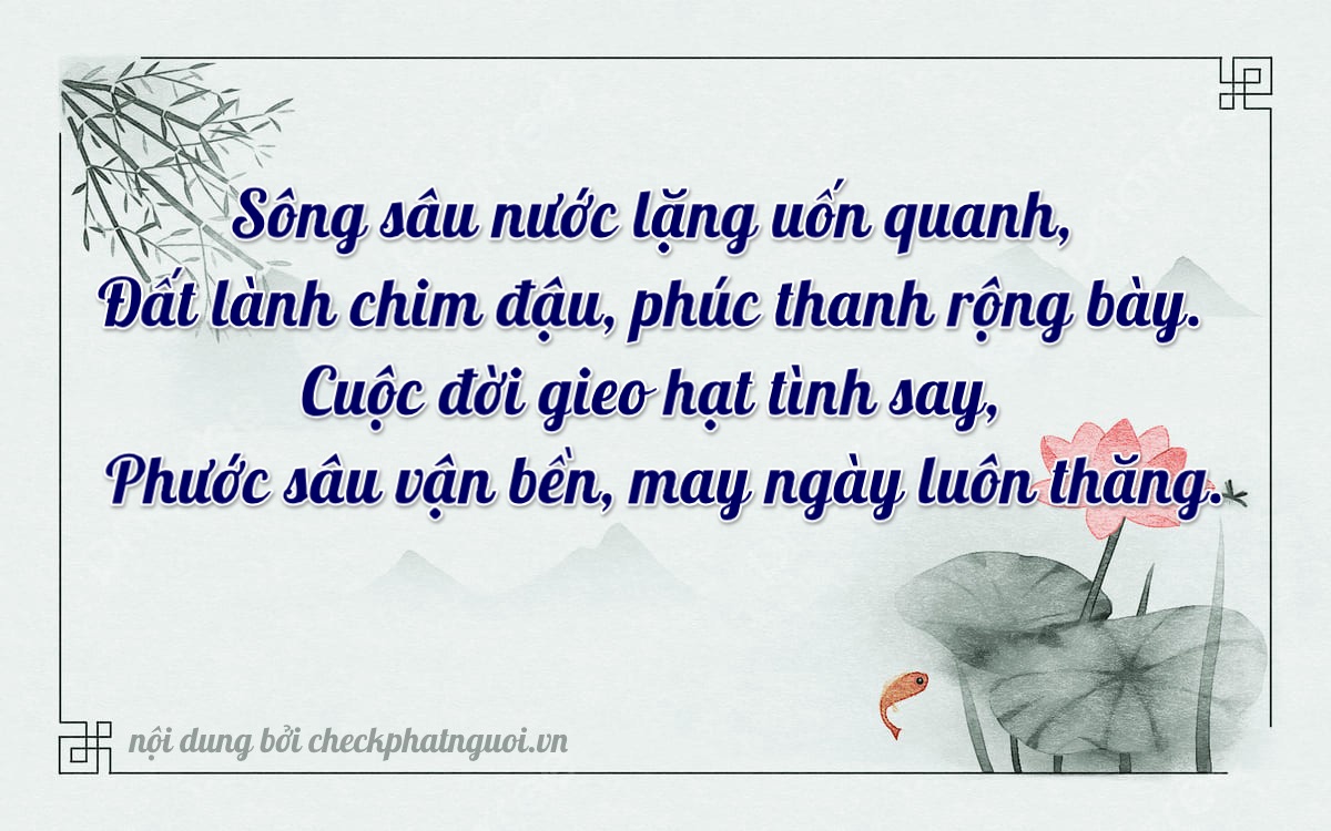 Bài thơ ý nghĩa cho <b>biển số 95A1-11112</b> tại website checkphatnguoi.vn