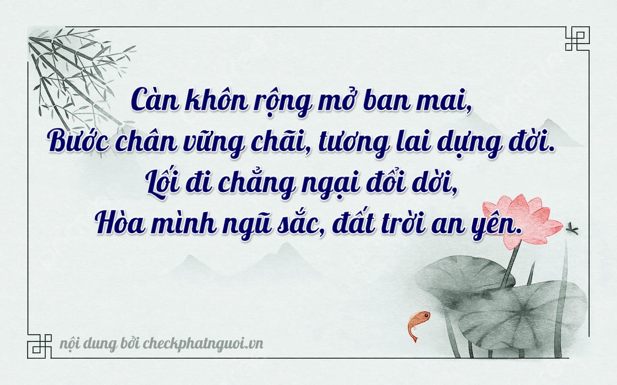 Bài thơ ý nghĩa cho <b>biển số 95A-75132</b> tại website checkphatnguoi.vn