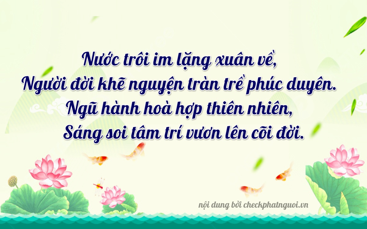 Bài thơ ý nghĩa cho <b>biển số 95B2-11751</b> tại website checkphatnguoi.vn