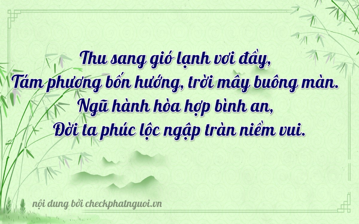 Bài thơ ý nghĩa cho <b>biển số 95C-08053</b> tại website checkphatnguoi.vn