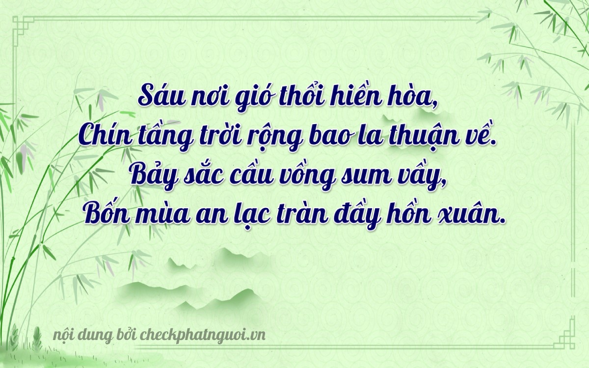 Bài thơ ý nghĩa cho <b>biển số 95F-69740</b> tại website checkphatnguoi.vn