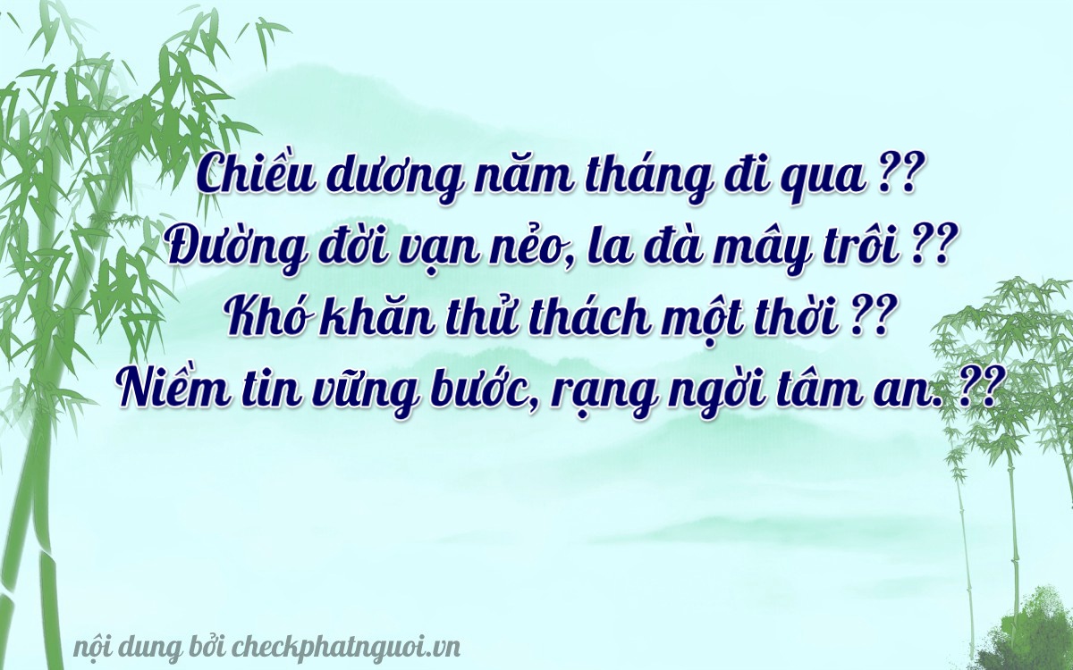 Bài thơ ý nghĩa cho <b>biển số 95HA-03545</b> tại website checkphatnguoi.vn