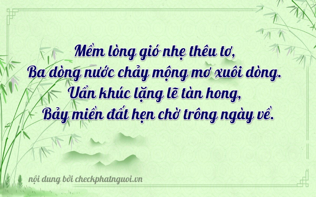 Bài thơ ý nghĩa cho <b>biển số 95M-13373</b> tại website checkphatnguoi.vn