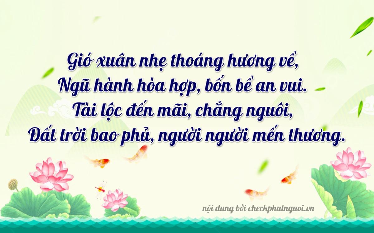 Bài thơ ý nghĩa cho <b>biển số 95X1-03389</b> tại website checkphatnguoi.vn