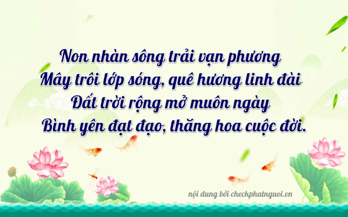Bài thơ ý nghĩa cho <b>biển số 95XA-05793</b> tại website checkphatnguoi.vn