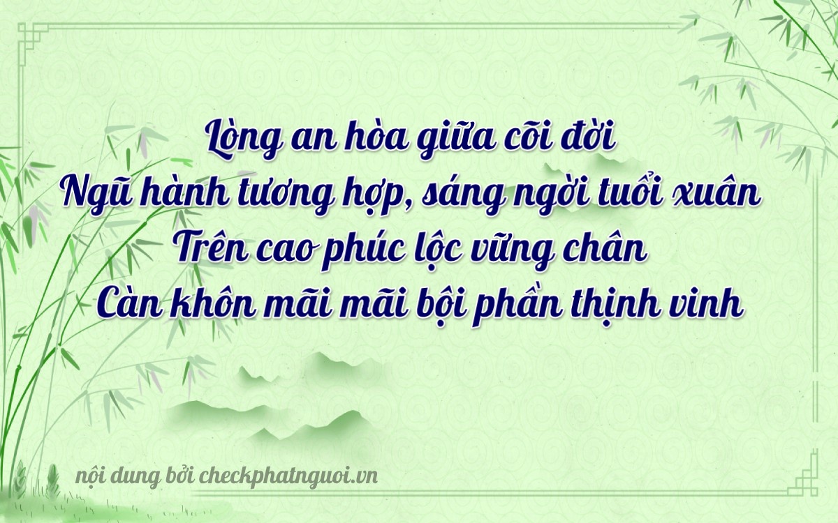 Bài thơ ý nghĩa cho <b>biển số 97020</b> tại website checkphatnguoi.vn