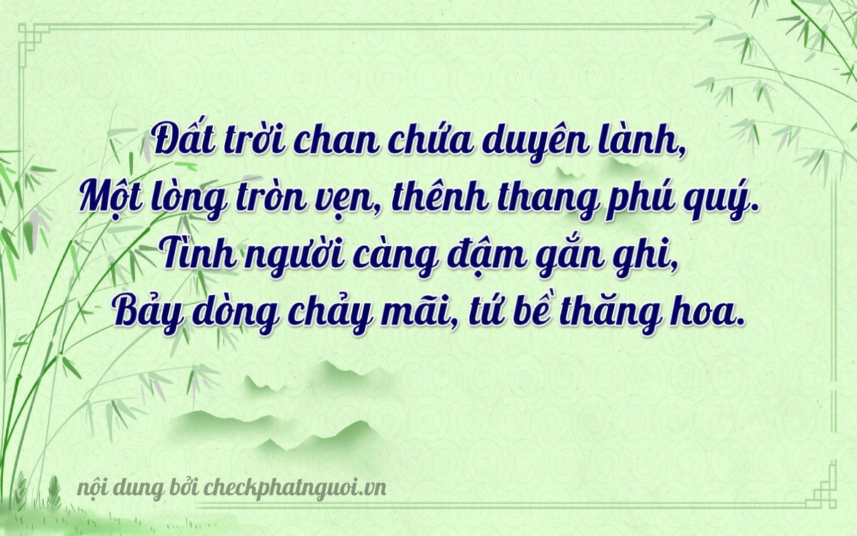 Bài thơ ý nghĩa cho <b>biển số 97221</b> tại website checkphatnguoi.vn