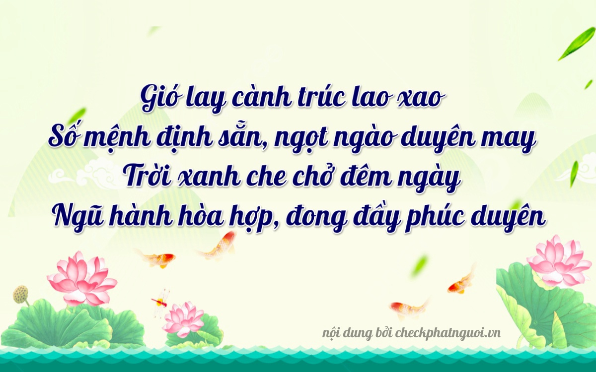 Bài thơ ý nghĩa cho <b>biển số 97A-07453</b> tại website checkphatnguoi.vn