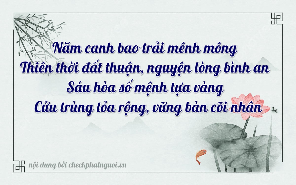 Bài thơ ý nghĩa cho <b>biển số 97A-08009</b> tại website checkphatnguoi.vn