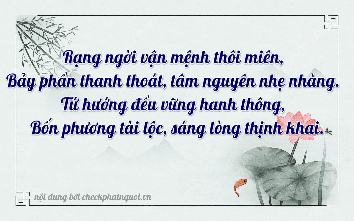 Bài thơ ý nghĩa cho <b>biển số 97A-08744</b> tại website checkphatnguoi.vn