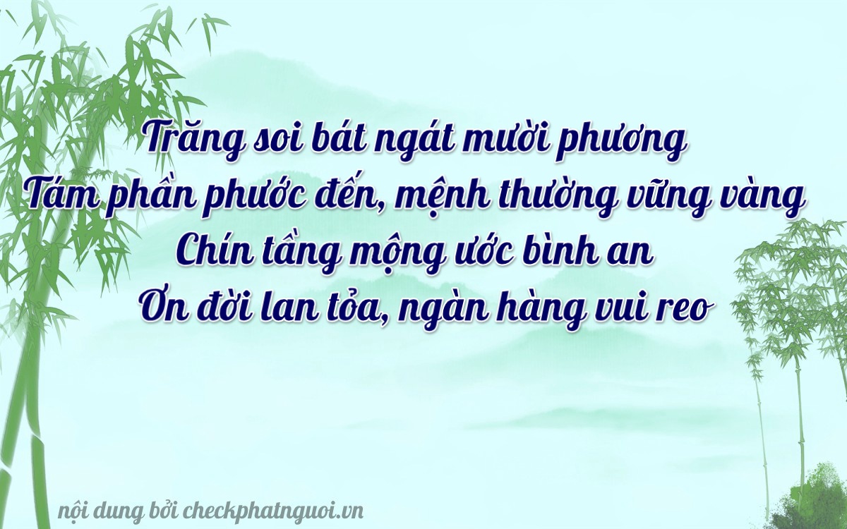 Bài thơ ý nghĩa cho <b>biển số 98809</b> tại website checkphatnguoi.vn