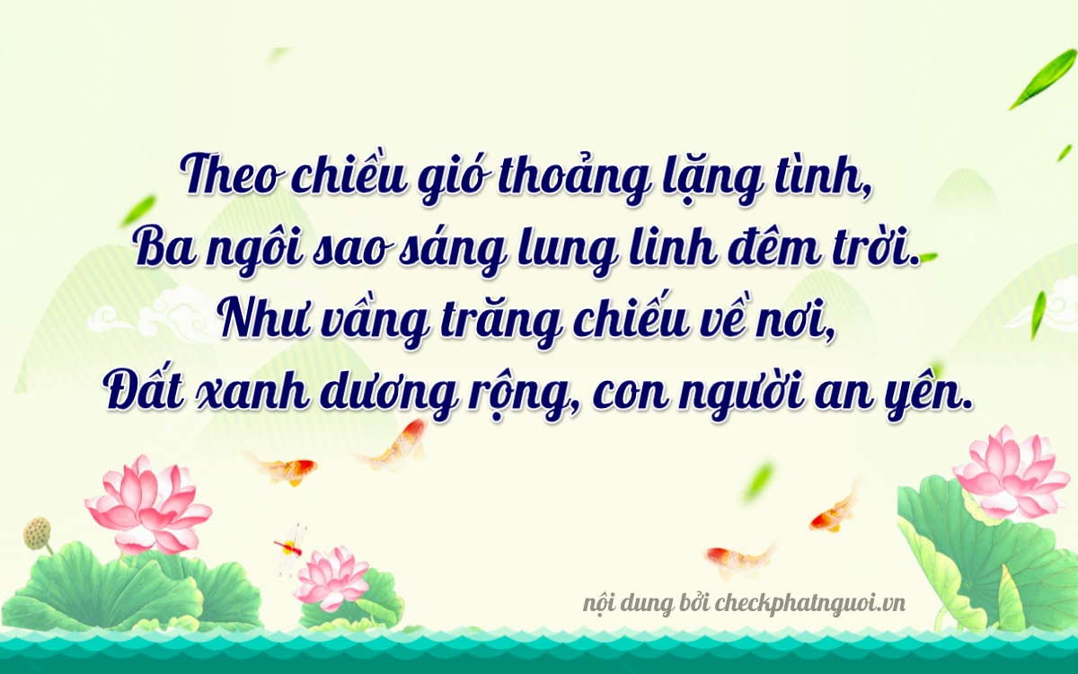 Bài thơ ý nghĩa cho <b>biển số 98A-30357</b> tại website checkphatnguoi.vn