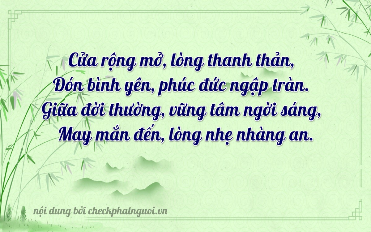 Bài thơ ý nghĩa cho <b>biển số 98A-49659</b> tại website checkphatnguoi.vn