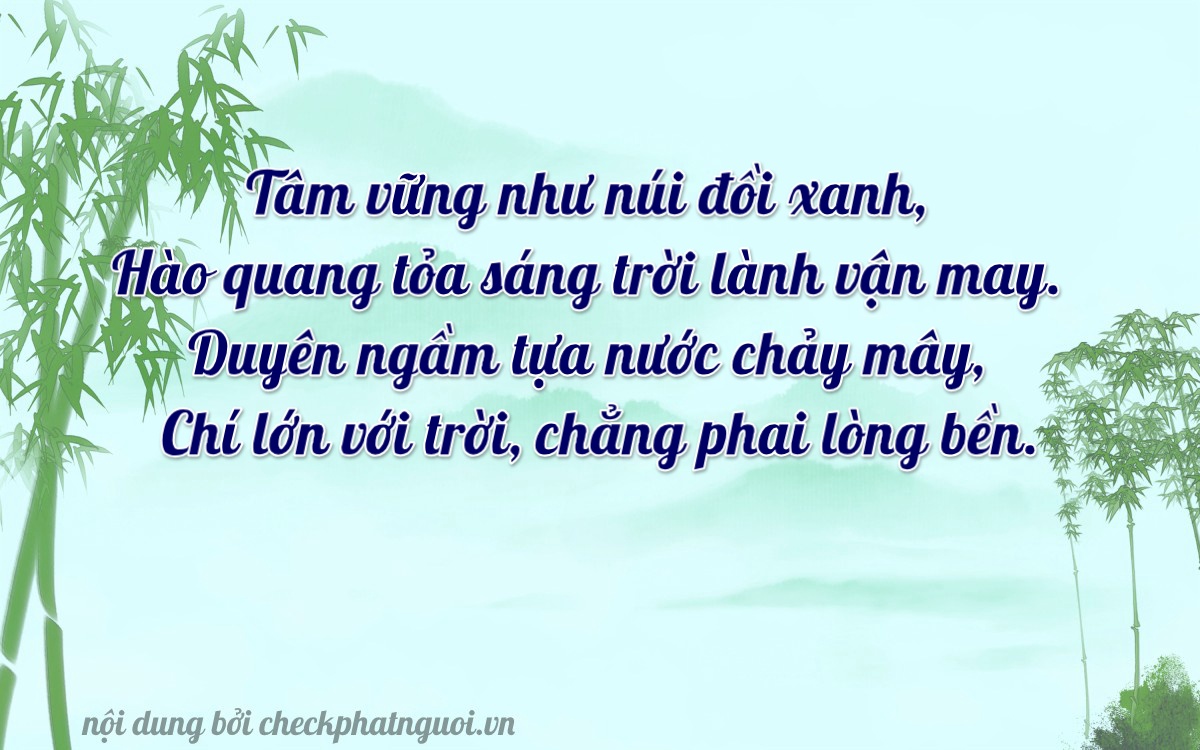 Bài thơ ý nghĩa cho <b>biển số 98A-52756</b> tại website checkphatnguoi.vn
