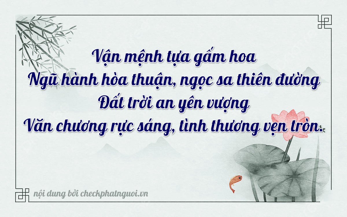 Bài thơ ý nghĩa cho <b>biển số 98A-53773</b> tại website checkphatnguoi.vn