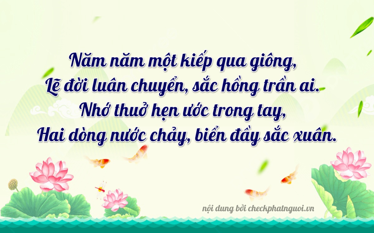 Bài thơ ý nghĩa cho <b>biển số 98A-55512</b> tại website checkphatnguoi.vn
