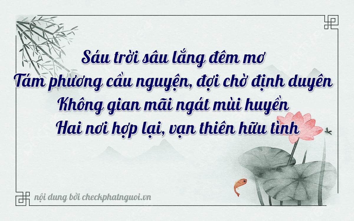 Bài thơ ý nghĩa cho <b>biển số 98A-68023</b> tại website checkphatnguoi.vn