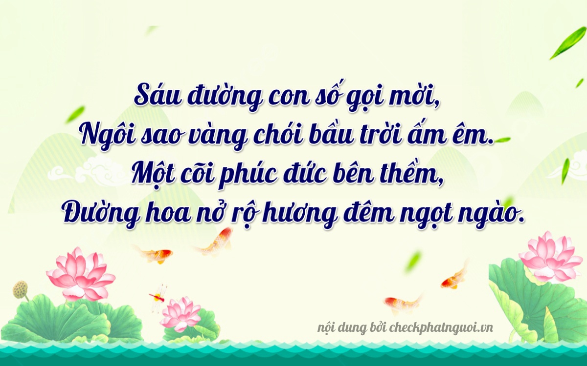 Bài thơ ý nghĩa cho <b>biển số 98A-68101</b> tại website checkphatnguoi.vn