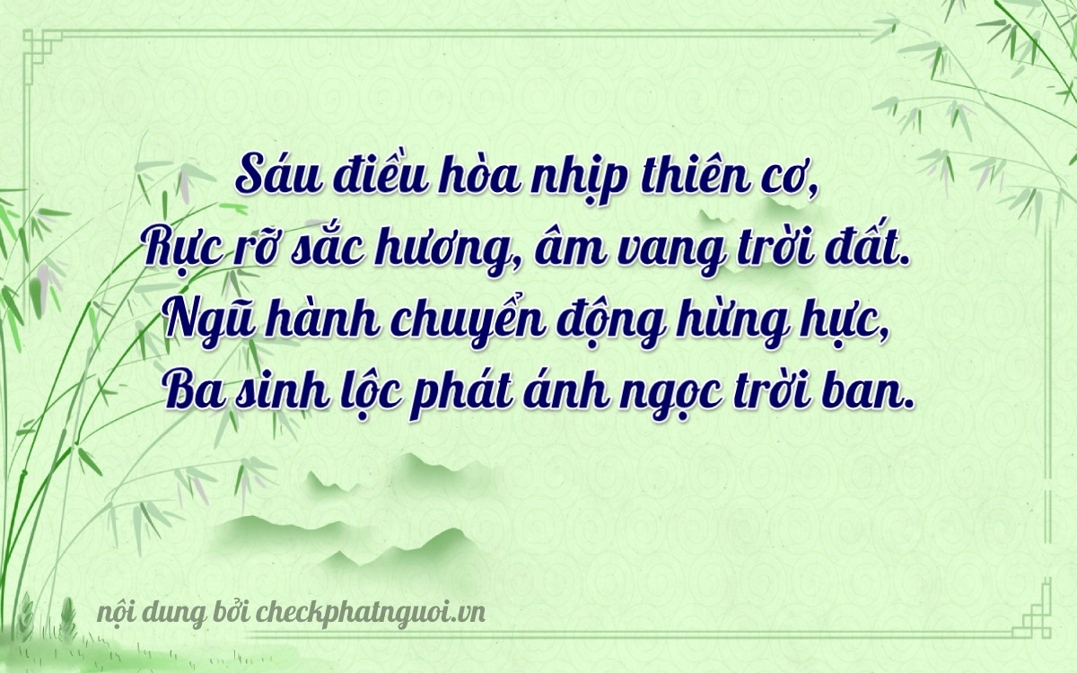 Bài thơ ý nghĩa cho <b>biển số 98A-69653</b> tại website checkphatnguoi.vn