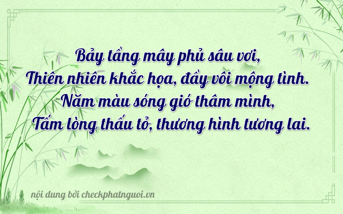 Bài thơ ý nghĩa cho <b>biển số 98A-75644</b> tại website checkphatnguoi.vn