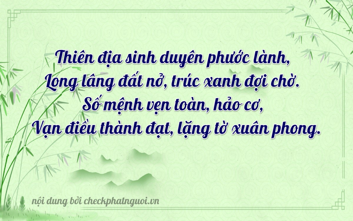 Bài thơ ý nghĩa cho <b>biển số 98A-77027</b> tại website checkphatnguoi.vn